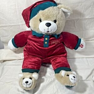 Vintage 1994 Humfrey Musical Teddy Bear Plush Stuffed Animal Christmas